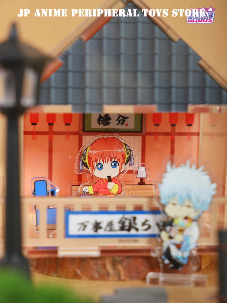อะคริลิกสแตนด์อนิเมะแท้ จินทามะ น่ารัก ซากาตะ กินโทกิ คากุระ ชุดฟิกเกอร์ตั้งโต๊ะ ของสะสมสำหรับแฟนๆ ของขวัญ
