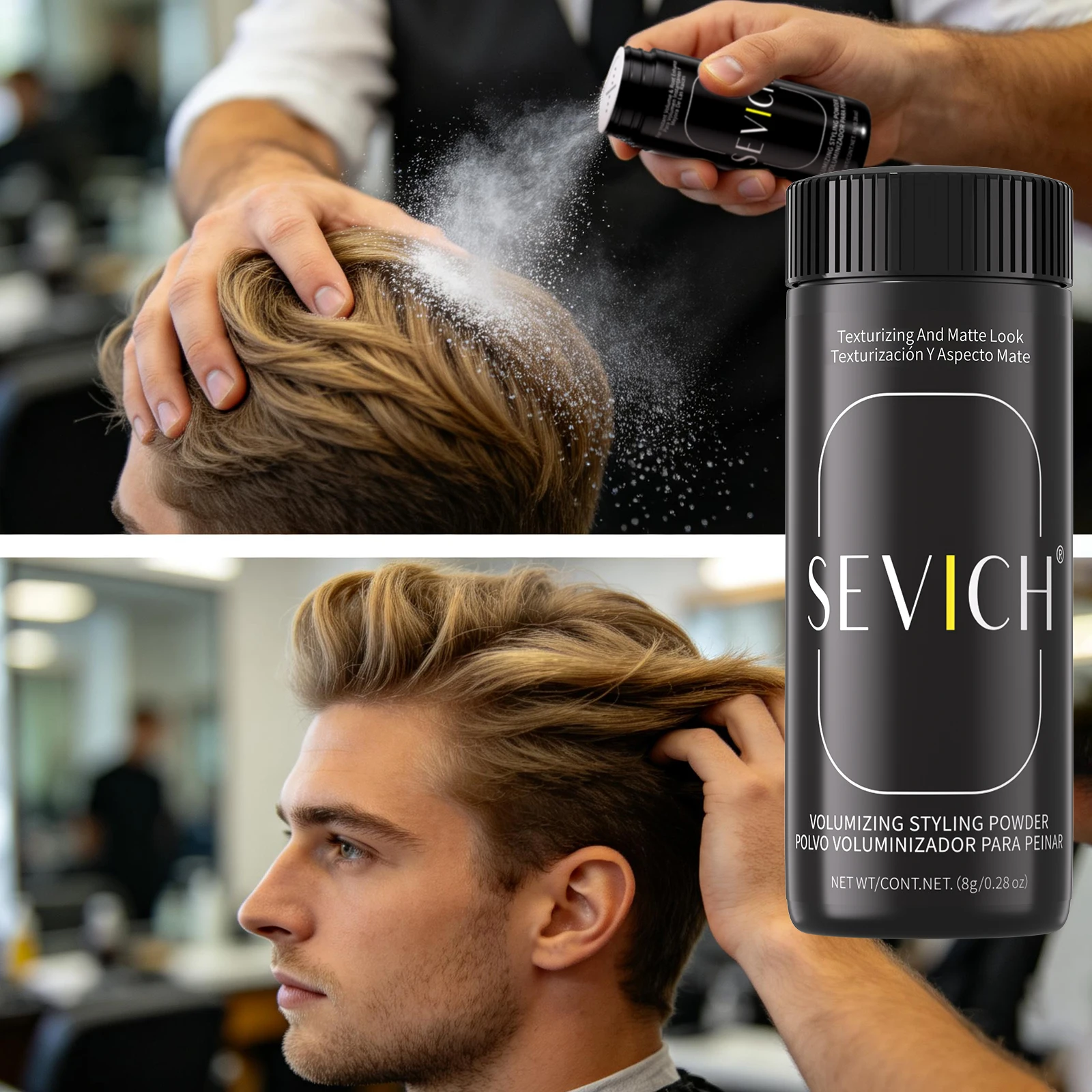 Hair Styling Powder Increase Hair Volume Hair Texturizer Powder Strong Hold Root Lifting Fluffy Hair Powder Hair Treatment Salon