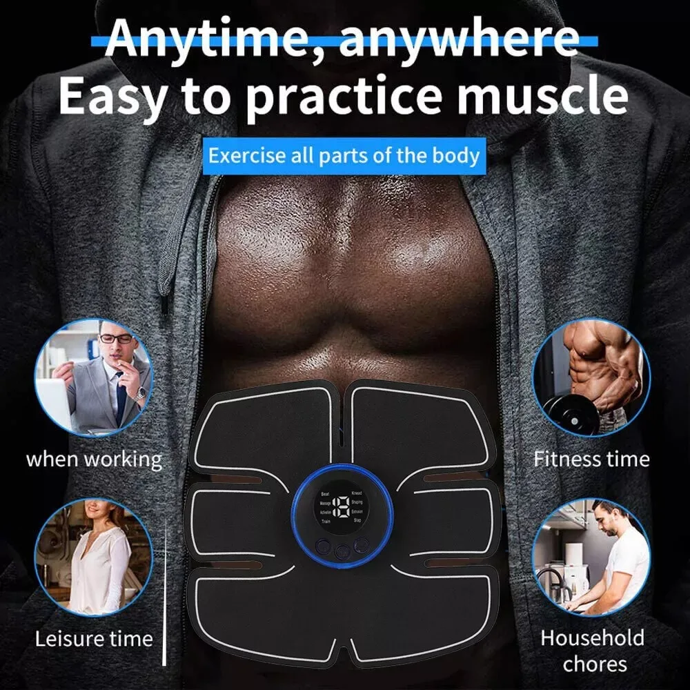 Portable Neck Massager with 8 Massage Modes Providing Neck Back and Spinal Care and Massage Patches to Relieve Muscle Fatigue