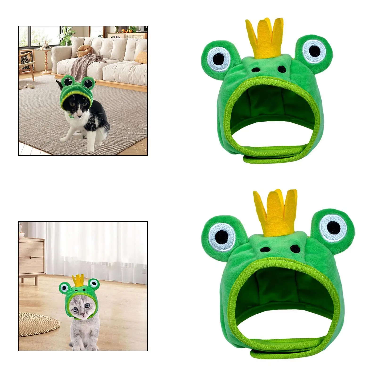 لطيف القط زي قبعة حزب تأثيري حلي مريحة لينة غطاء الرأس رئيس التفاف الكلب تأثيري المشي صور الدعائم عطلة