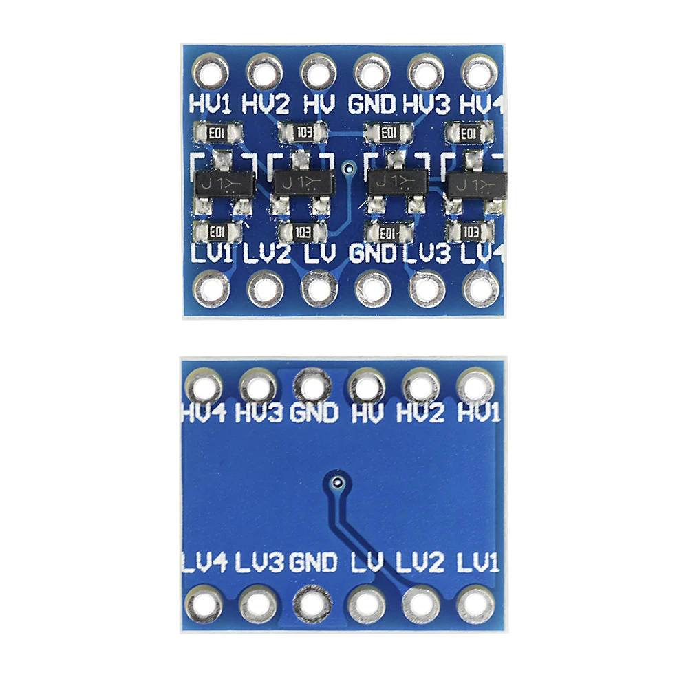 5 unids Módulo de Sensor de Conversión de Nivel de $ number vías IIC I2C UART SPI 3,3 V a 5V 5V a 3,3 V Nivel Lógico Shifter Con Pins