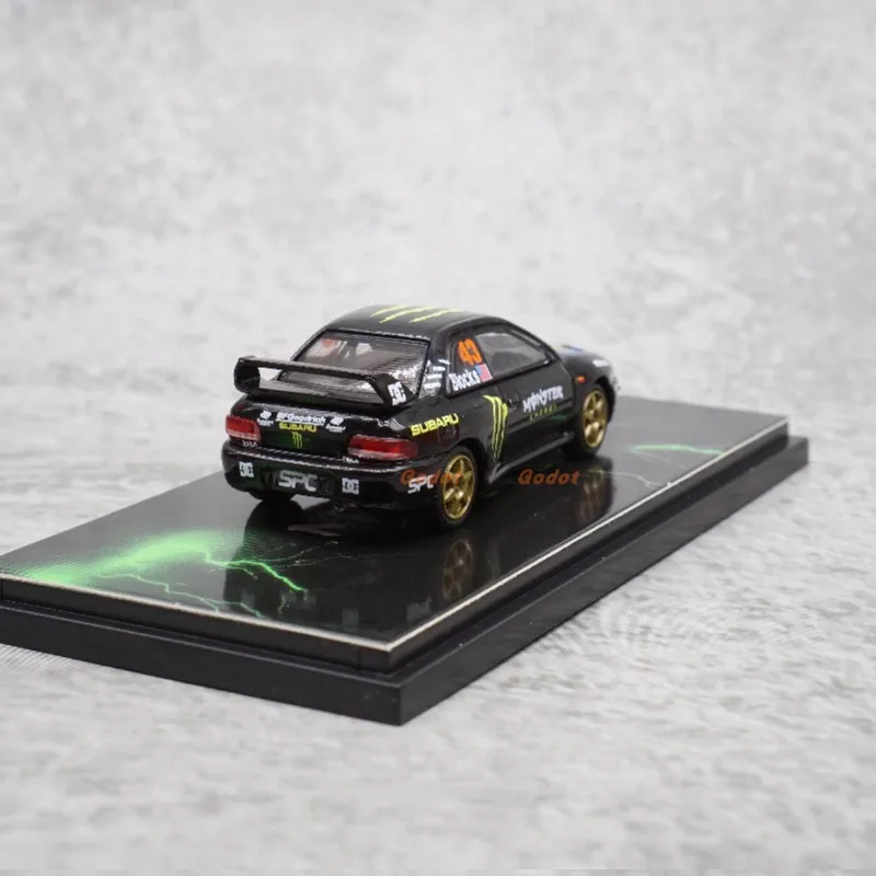 FW 1:64 스바루 WRC 시뮬레이션 합금 자동차 모델, 어린이를 위한 축제 선물이자 성인을 위한 수집용 장식품입니다.