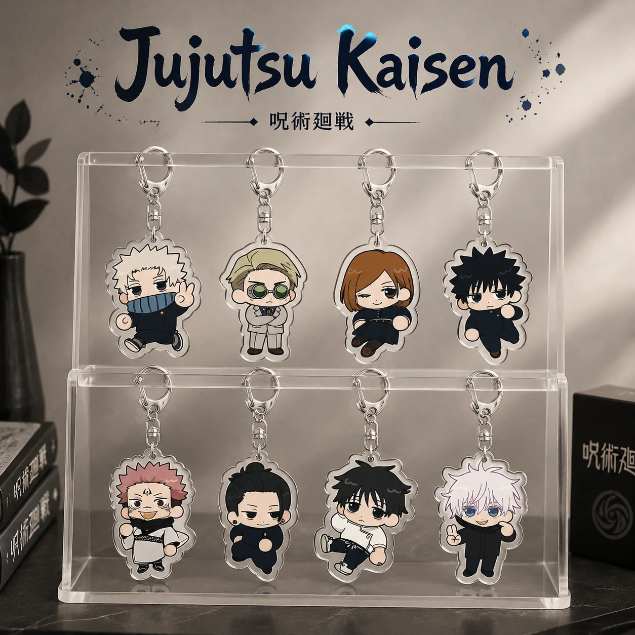Акриловые брелоки по аниме Jujutsu Kaisen, 6 см, Юдзи/Годжо/Мегуми, украшения для рюкзаков, аксессуары, декор, подарки, изысканные товары