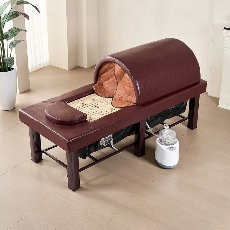 fumigation moxibustion bed physiotherapy lifting special bed dual-purpose integrated whole body household steam