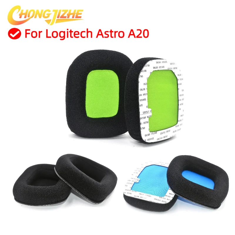 

Replacement Foam Ear Pads for Logitech Astro A20 memory foam Earpads Protein Leather 5.18