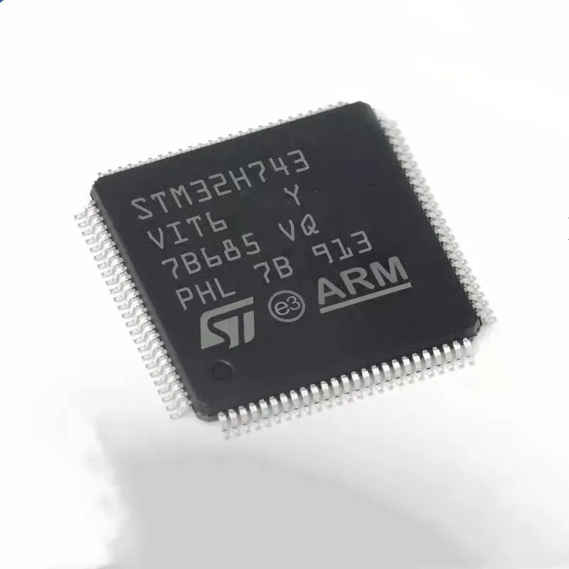 1pcs/lot New Original STM32H743VIT6 LQFP100 STM32 High Performance MCU STM32H7 Series Single Chip microcontroller LQFP-100