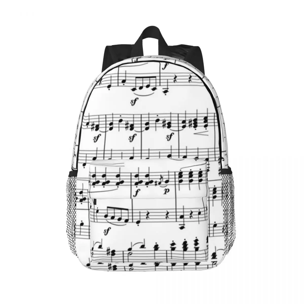 

Sheet Music Backpacks Teenager Bookbag Cartoon Students School Bags Laptop Rucksack Shoulder Bag Large Capacity