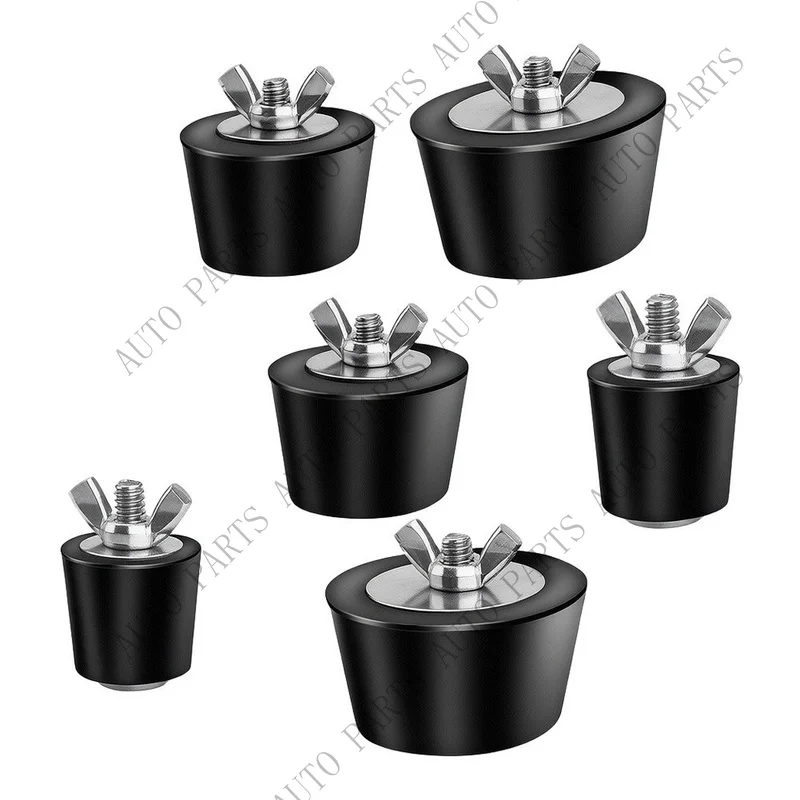 A+ Pool Pipe Sealing Cap Stainless Steel 6pcs for Skimmer Drain Return Winter Use
