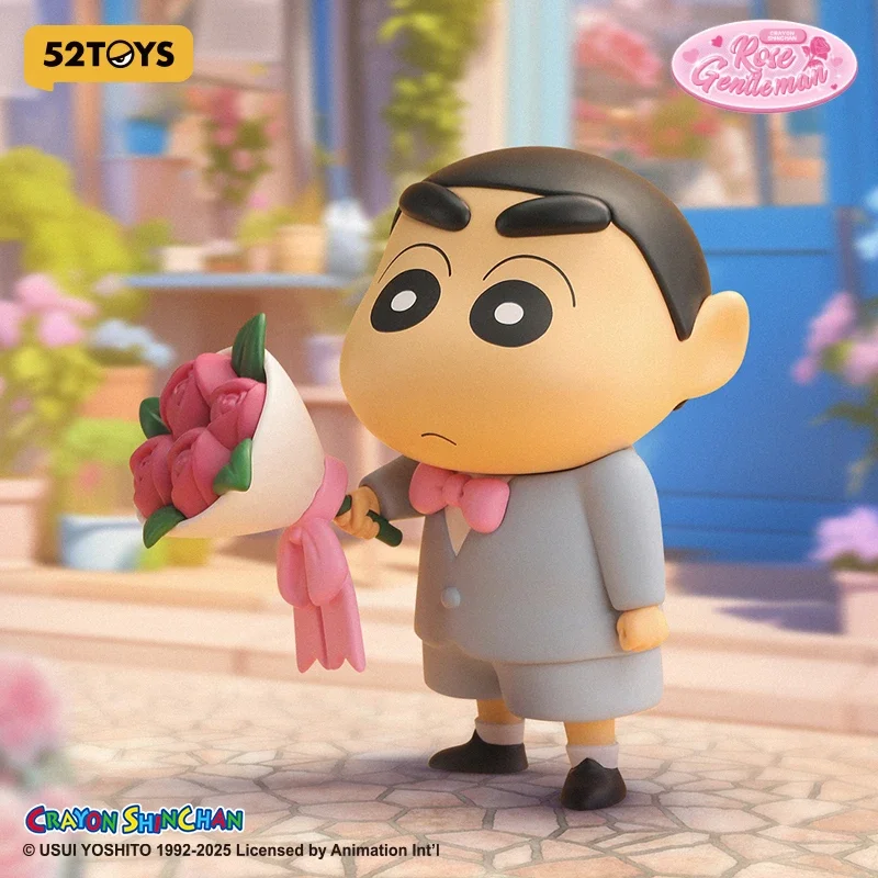 

52TOYS CRAYON SHINCHAN LIMITED EDITION-ROSE GENTLEMAN, 13 CM/5.12 INCH Anime Collection Gifts