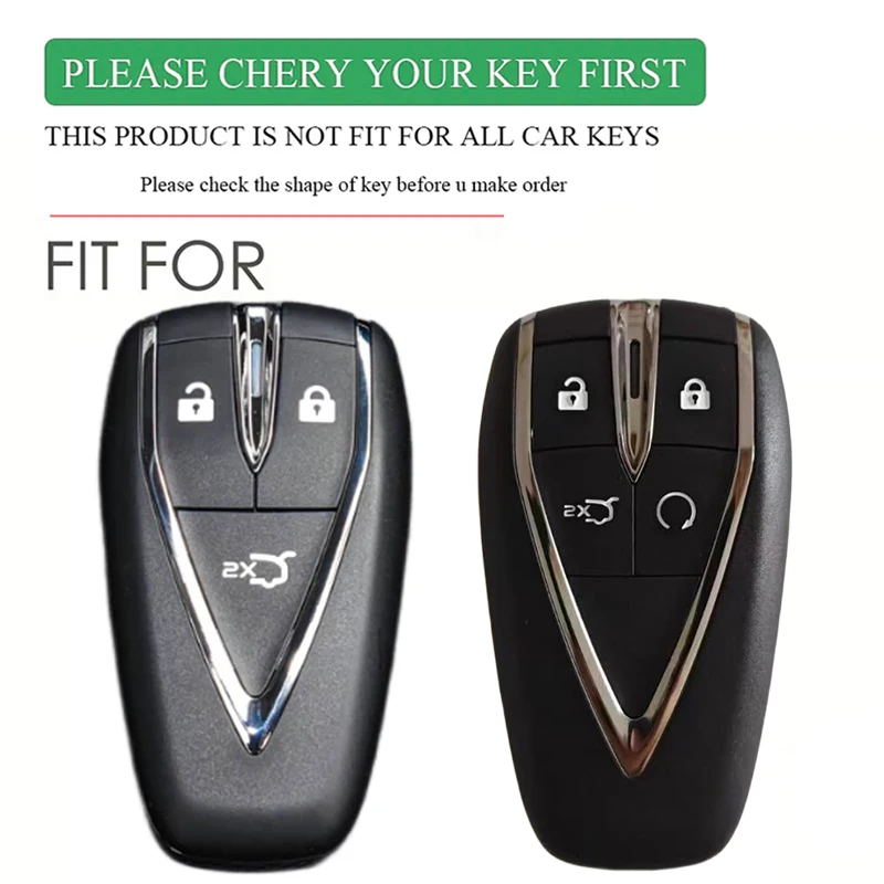 Silicone Car Key Case Cover For Changan Eado Unit CS35plus CS55plus CS75 plus Smart Protected Keychains Interior Accessories
