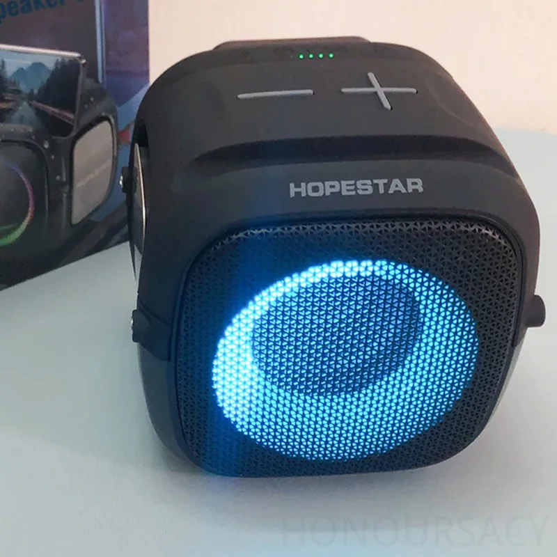 

NEW RGB Lights Portable Waterproof Subwoofer Mini Wireless Bluetooth Speaker HIFI Stereo Bass 2400Mah FM Radios TF Card SoundBox