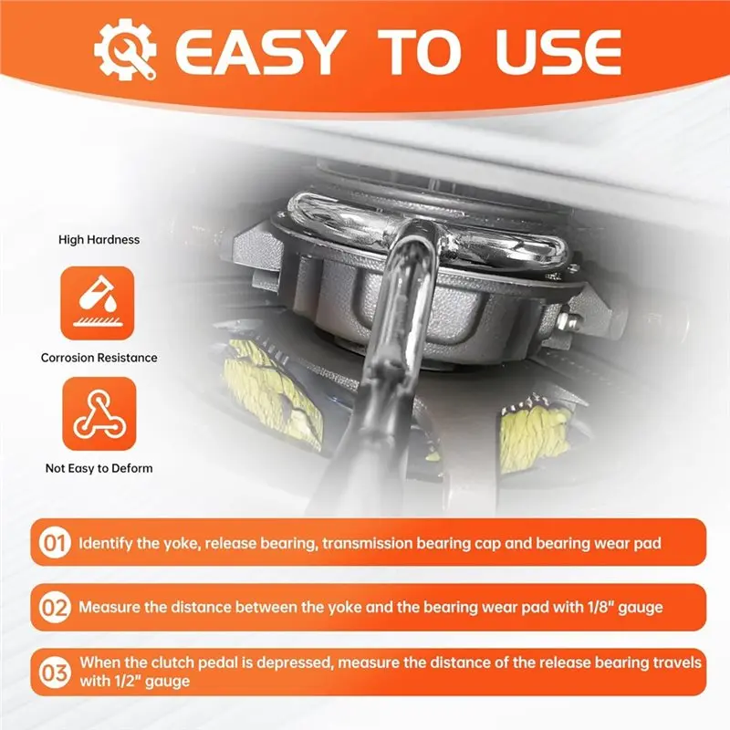 أداة لقياس وضبط القوابض شديدة التحمل، من نوع السحب - مجموعة قياس تعديل قابض الشاحنة 5035 #3