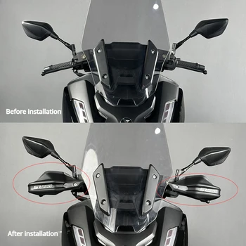 Per parti di modifica VOGE SR250GT, paramani per moto, manubri, accessori per paramani in lamiera trasparente anticaduta.