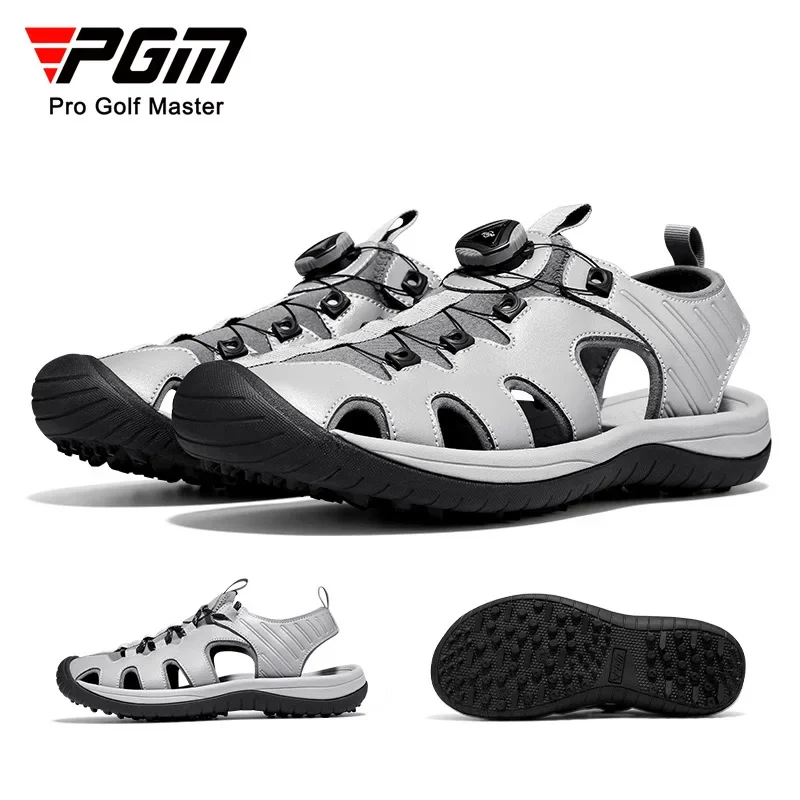 

PGM Men's Golf Shoes Summer Sandals Anti Slip Studs Super Breathable Shoes Knob Laces XZ265