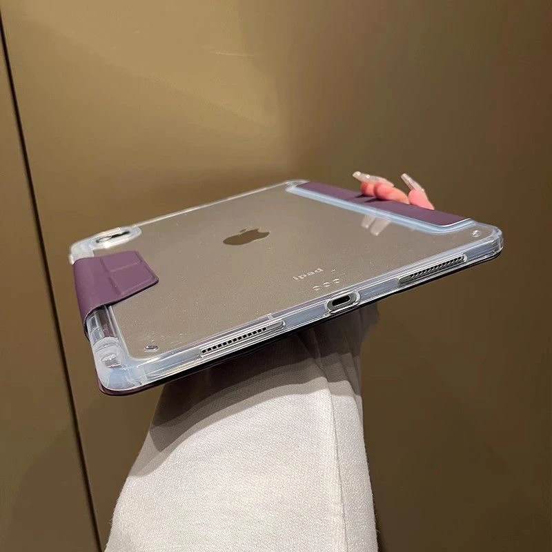 Case Magnetic for iPad Air 12th 11th 11 4 5 10th 10.9 9.7 Cover iPad 7th 8th 9th Gen 10.2 3 10.5 With Y-Shaped Fold Clasp Funda
