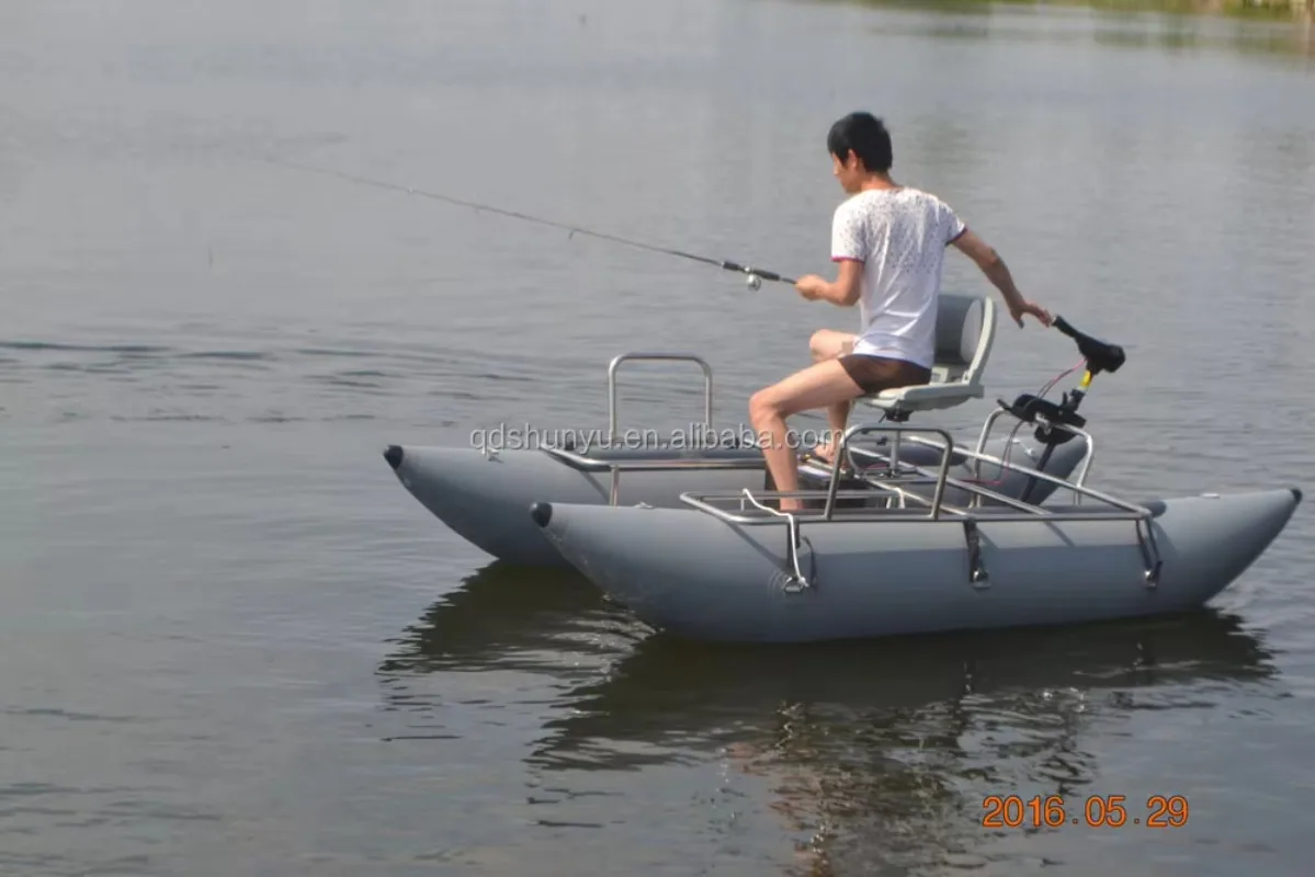 -selling Inflatable Fishing Pontoon Boat
