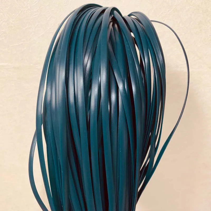 250g 4.5-5mm szerokość plastikowe tkania Rattan syntetyczny PE płaskie trzciny liny materiał dla DIY naprawy krzesło torba kosz dekoracja mebli