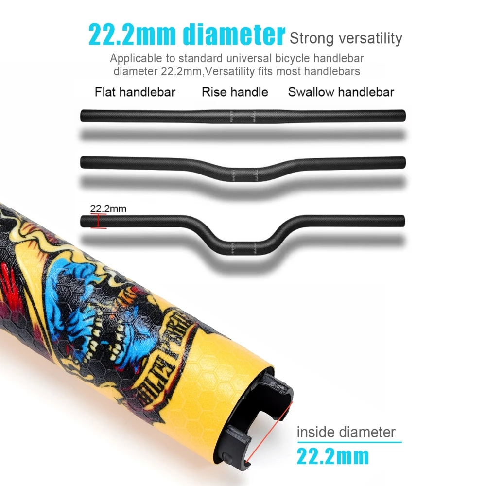 CNC Mountainbike Griffe Silikon MTB Manschetten Gel Fahrrad Lenker Grip Lock Auf Radfahren Zubehör Fit Flache Riser Griff Bars – Detail 5
