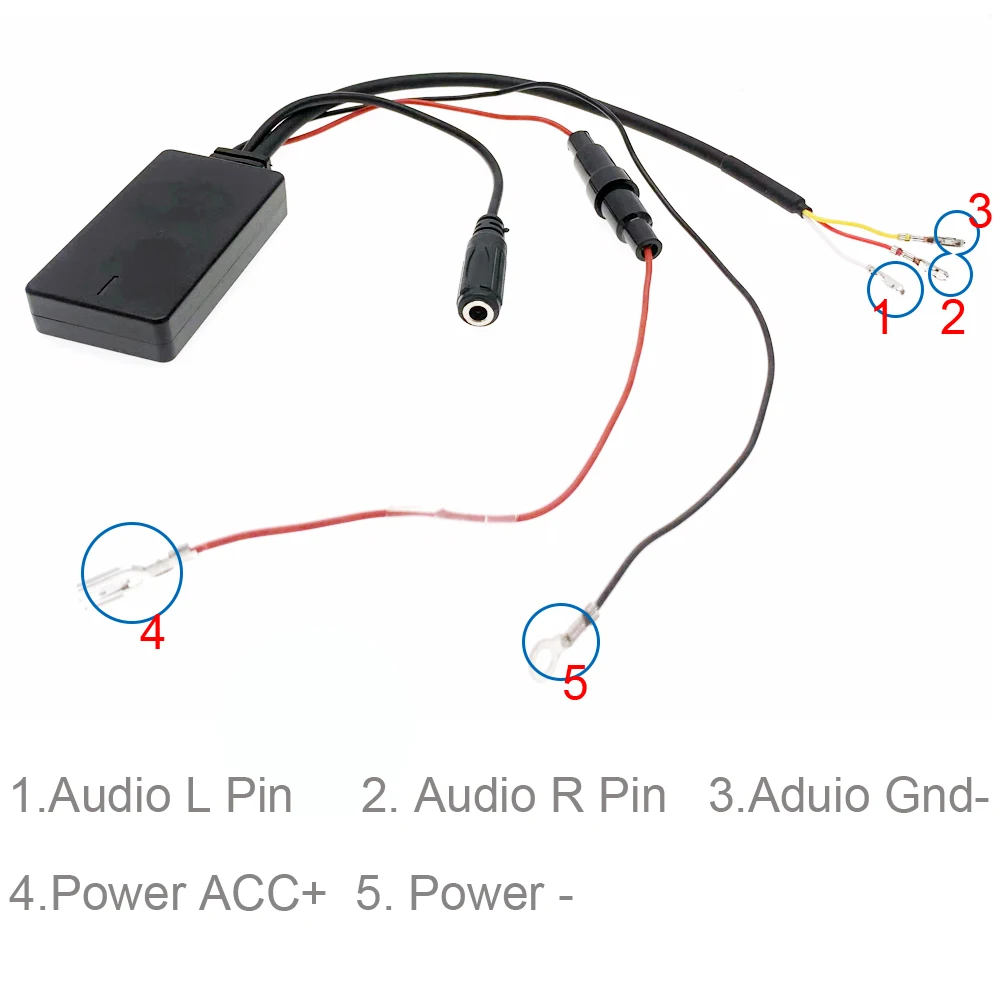 Câble adaptateur de musique, 12 broches, Bluetooth 5.0, Radio stéréo, Audio, Aux, pour bmw E60-E92, pour VW Skoda, RNS310, 315, RCD210, RCD510