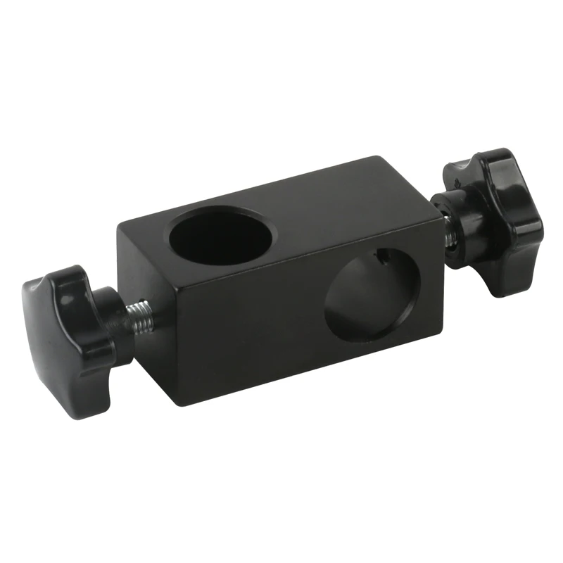 25MM Cross Bracket Bearing Column Tube Fixing Connecting Piece Clamp for Stereo Microscope Single Arm Rotating