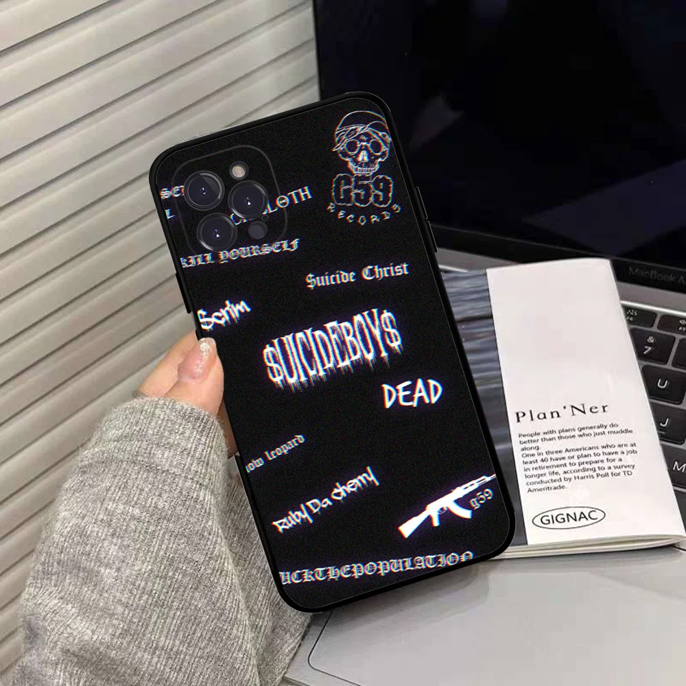 S-Suicide Boys S-$uicideBoy$ S-Suicideboys Phone Case Silicone Soft for iphone 15 14 13 12 11 Pro Mini XS MAX 8 7 6 Plus X XS XR