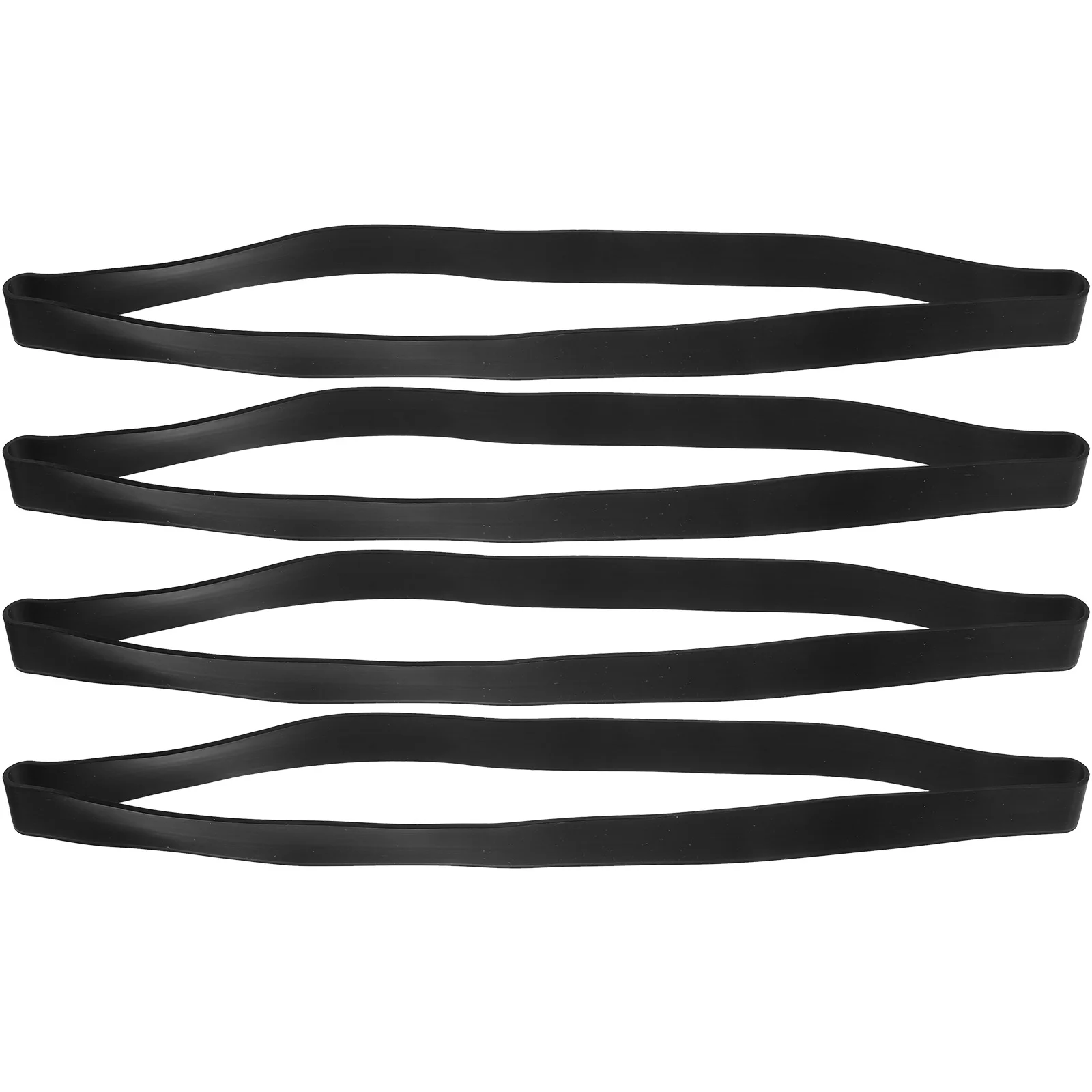 

4pcs Elastic Silicone Bands for Beach Chair Towel Securing Straps Waste Bucket Bands Lightweight Portable Cruise Towel Straps
