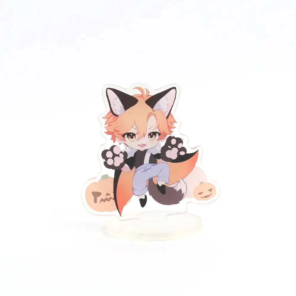 Personalized Anime Character Cartoon Acrylic Stand Custom Transparent Printing Souvenir Birthday Gift Pet Cat Dog Keychain