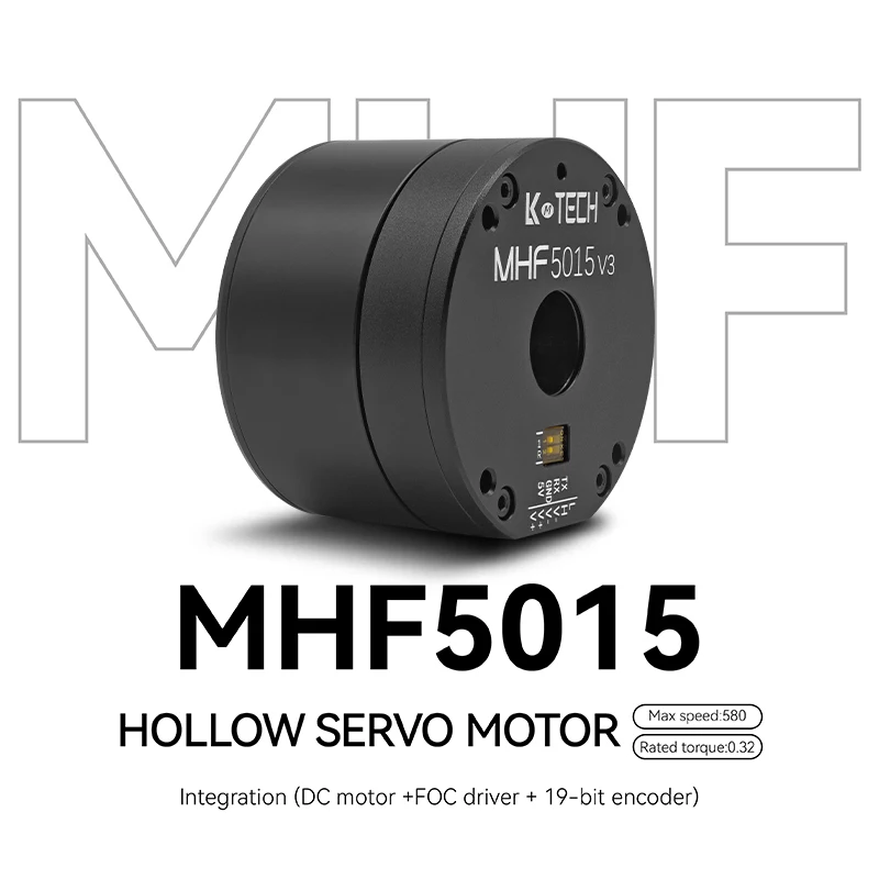 MHF5015 is equipped with a built-in drive for the robotic arm machine with a hollow joint servo motor.