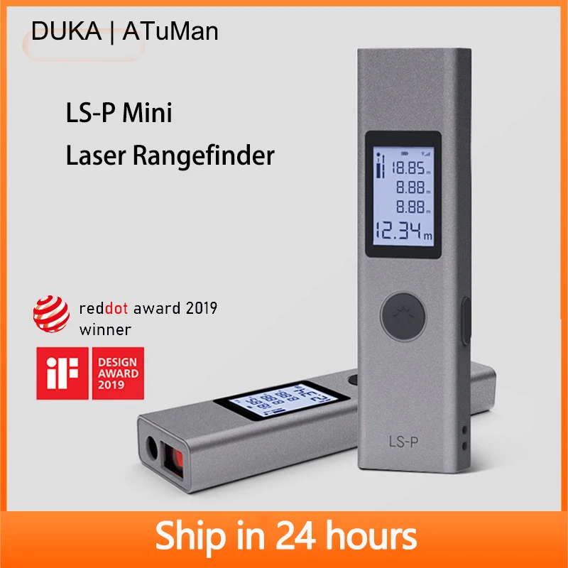 

DUKA ATuMan LS-P Laser Rangefinder 40-meter Mini Distance Meter Measuring Tools Portable Rechargeable Digital Laser Meter