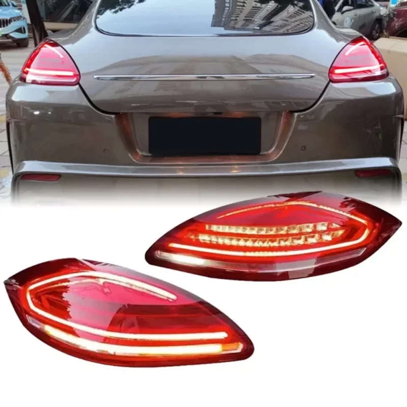 2025 Neuer Stil, Auto-Licht, LED-Rückleuchten für Porsche Panamera, Rückleuchten 970.2 2014 2015 2016, Plug-and-Play-Bremsleuchten