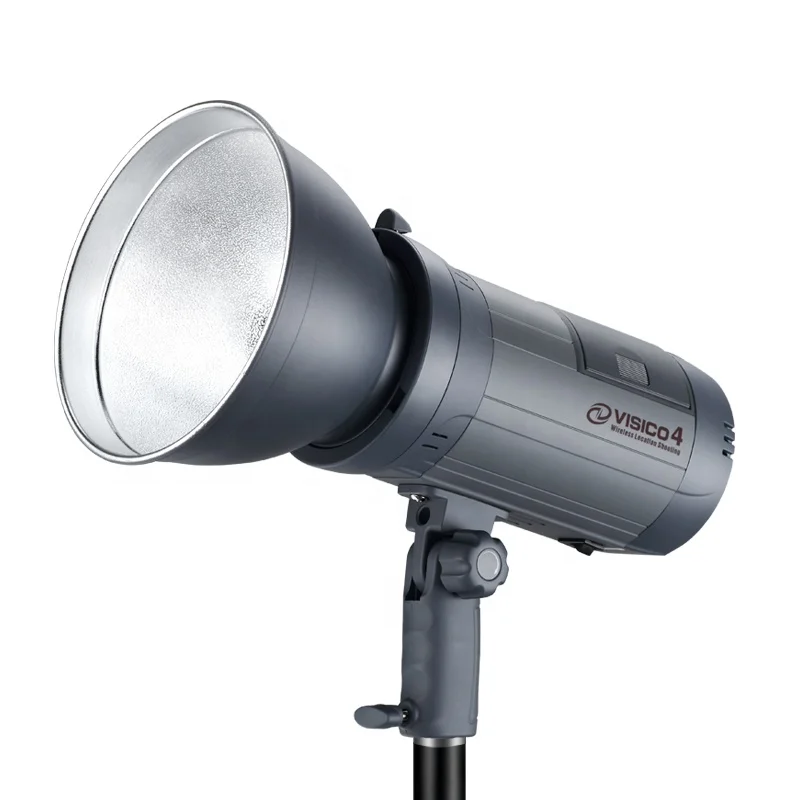 Luz de Fotografía Portátil, Flash con Control Remoto Inalámbrico, Flash de Estudio Visico 4 con Batería para Exteriores