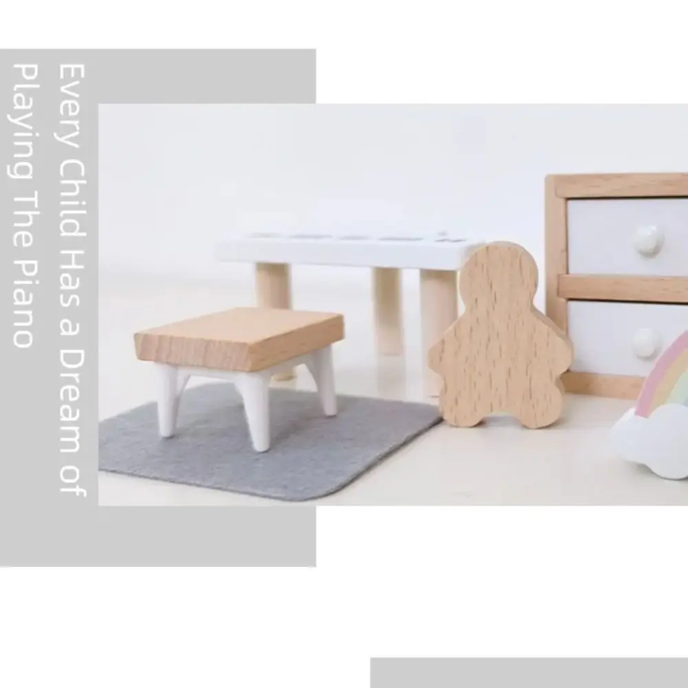 Muebles de casa de muñecas de cocina, juguete en miniatura, escena de habitación para niños, modelo de casa de muñecas, accesorios, dormitorio, baño, escena DIY