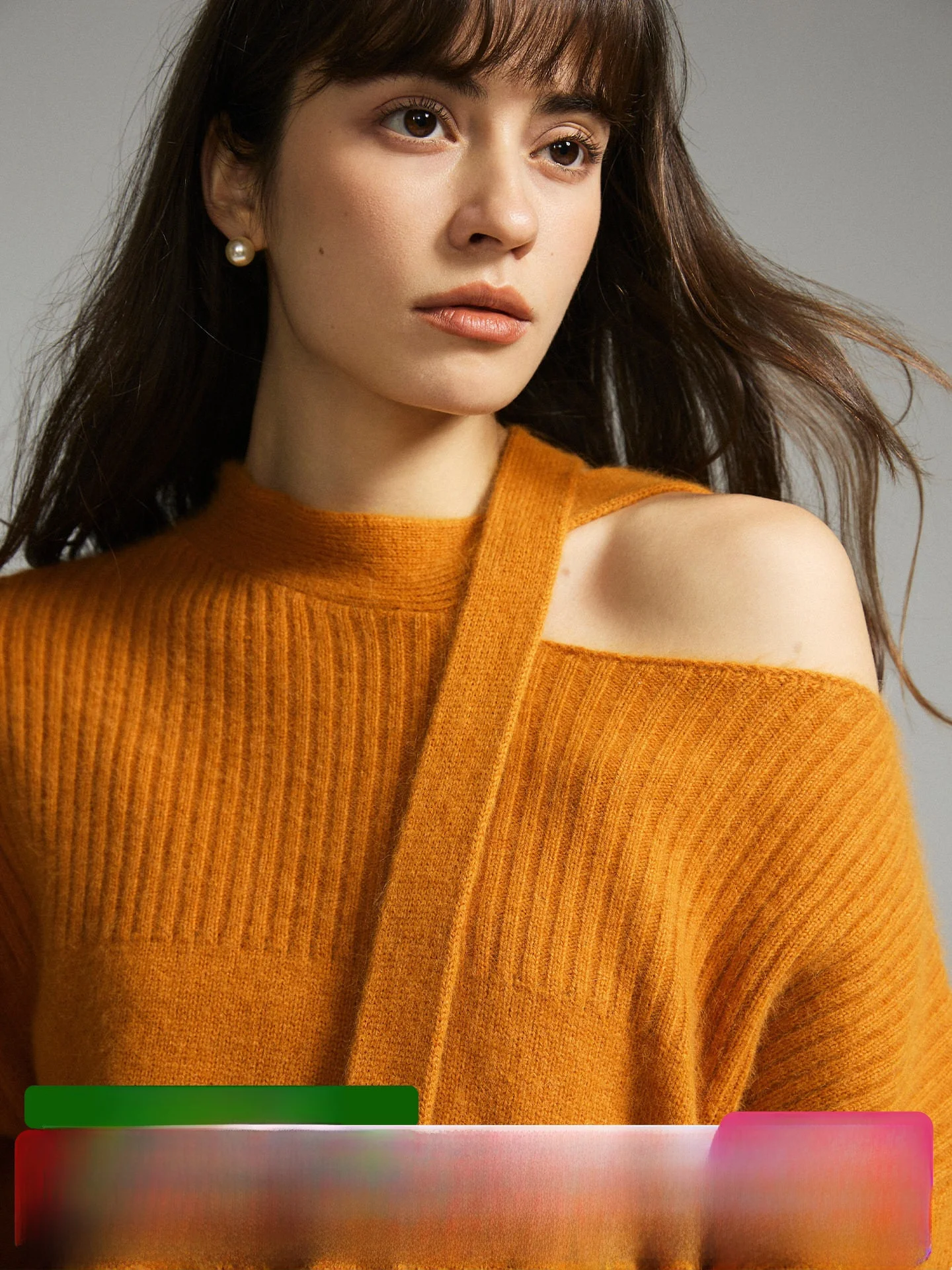 

Sauce Purple Tee-Color Loose oulder Bowed Sweater Women's Design Sensation Casual Versatile Top for Autumn Winter