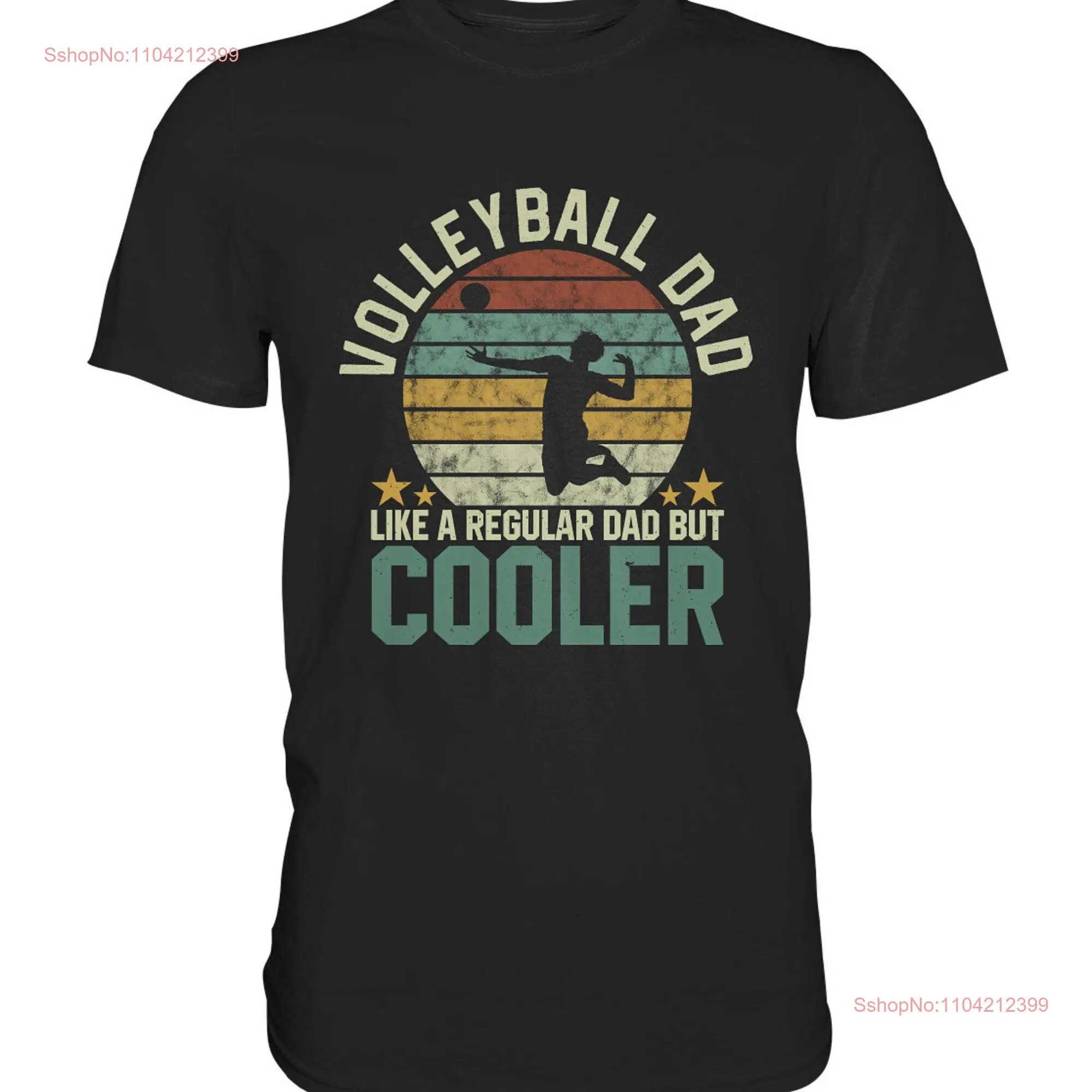 Volleyball Beach Papa Dad Father's Day T Shirt long or short sleeves