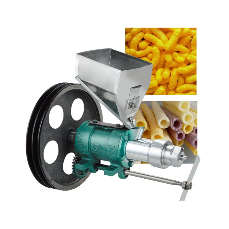 Máquina extrusora comercial de cereales calientes y bocadillos inflados, nueva condición para línea de producción de alimentos de bocadillos de maíz fabricada en China