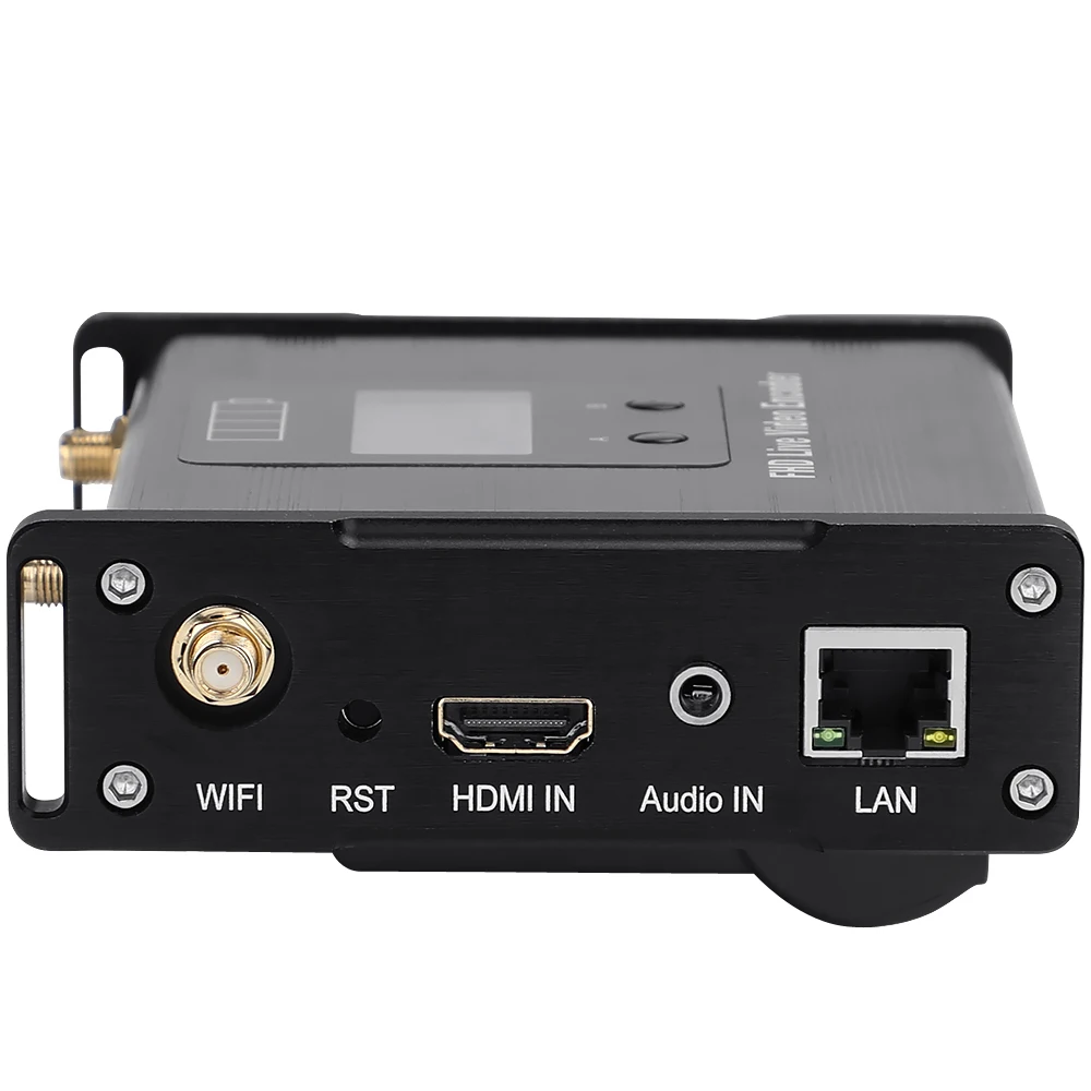 Imagem -04 - Hevc-hd Codificador de Vídeo Hdmi Transmissor sem Fio Codificador de Transmissão ao Vivo Rtmp Srt Wi-fi H.265 H.264 3g 4g Lte 1080p