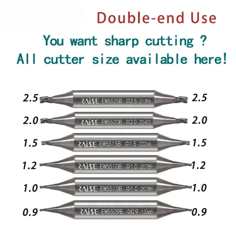 Fresadora de doble punta para WENXING Q33 DEFU 368A, máquina duplicadora de llaves Vertical, herramientas de cerrajero