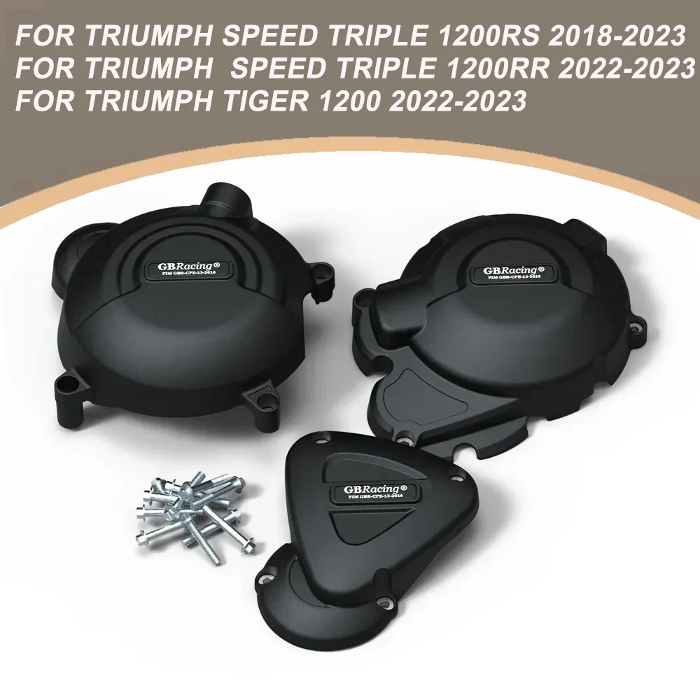 

For Triumph Speed Triple 1200RS 1200RR Tiger 1200 2022-2023 Motorcycle Accessories Engine Cover Protection Set 1200 RS RR