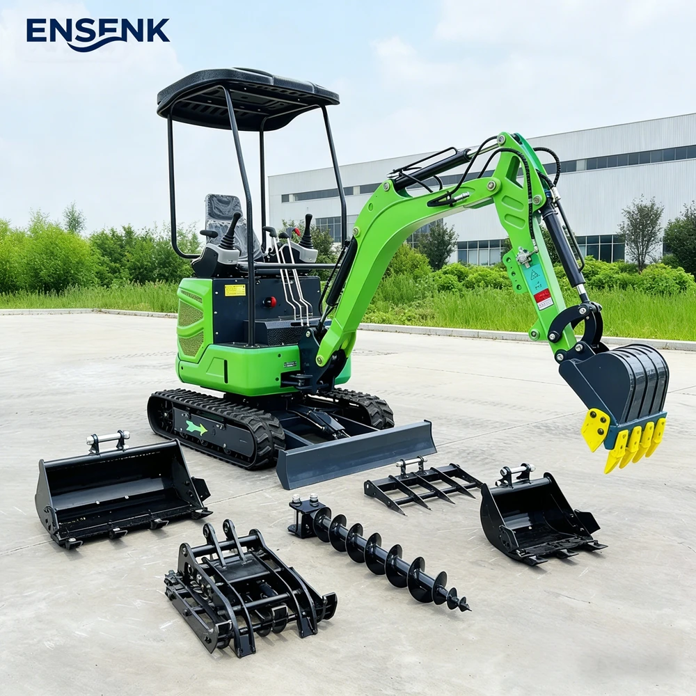 

Mini Excavator 0.8Ton 1.7Ton 2.0Ton Construction 1.2Ton Diesel Engine Kubota CE Europe Tools Diggers