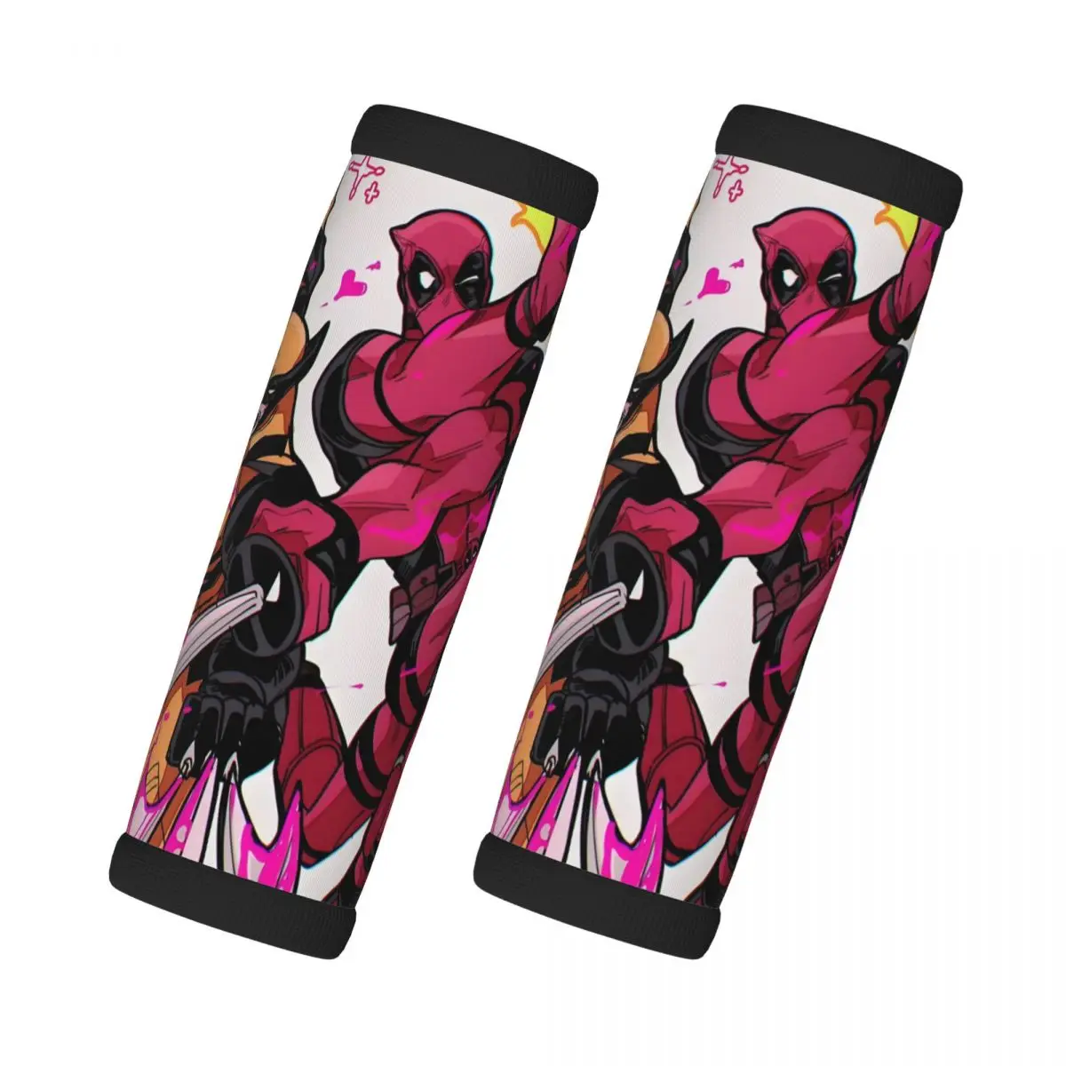 

Custom Wolverine Comic Luggage Handles Wrap Grips 2 Pcs Neoprene Suitcases Luggage Travel Accessories For Backpack Shoulder Pad