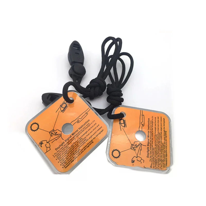 Pratico specchio per avventure con segnale riflettente per sopravvivenza di emergenza all'aperto