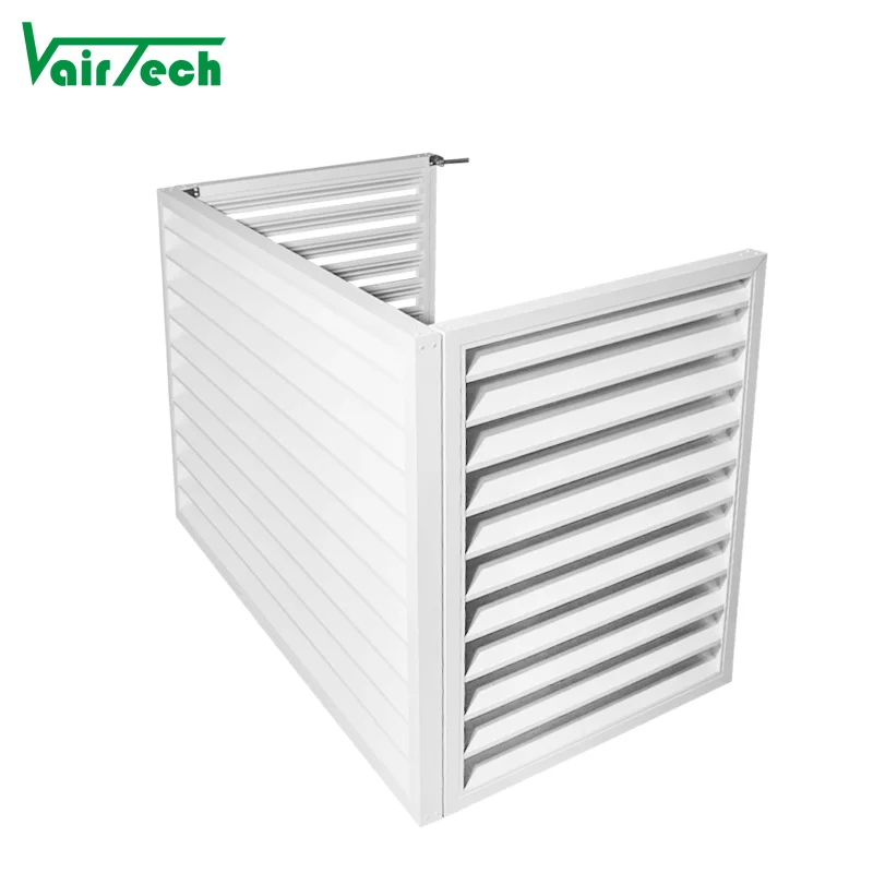 

Custom AC Cover Outdoor Unit Wall Aluminum Air Conditioning AC Blinds Cover