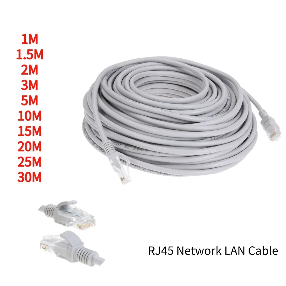 1/2/3/5/10/15/20M Ethernet Cable High Speed RJ45 Internet Cable LAN Network Wire Internet Lead Cord Router Computer Cable