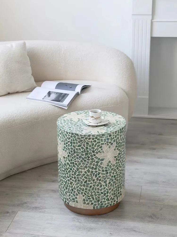 #h Original Shell Coffee Table Nordic Home Design Side Tables Living Room Sofa Corner French Light Luxury Stools