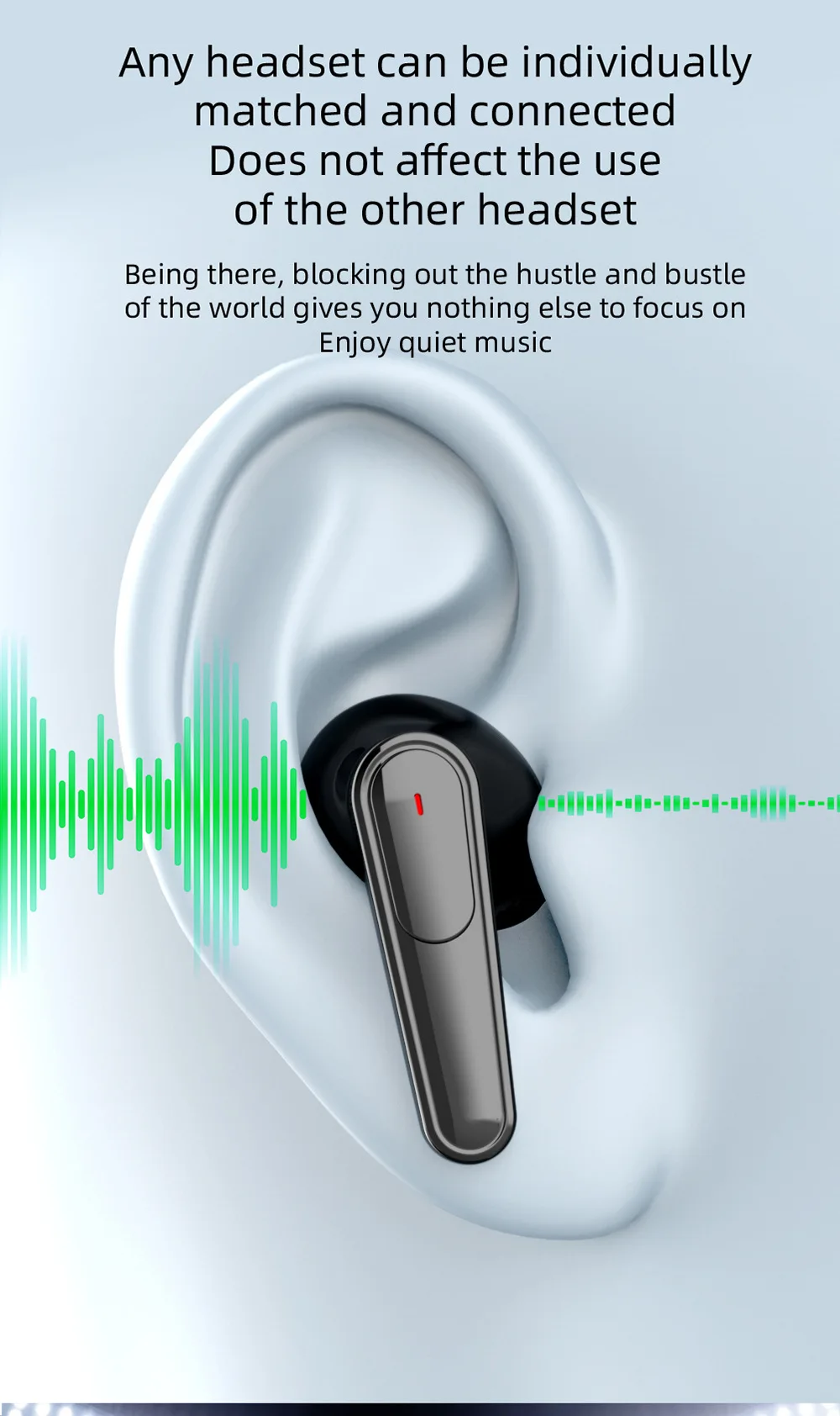 لهاتف موتورولا razr 50 Ultra X50 Ultra G Power Edge 50s Pro TWS سماعة لاسلكية تعمل بالبلوتوث سماعة رأس للعبة خارجية لتقليل الضوضاء #5