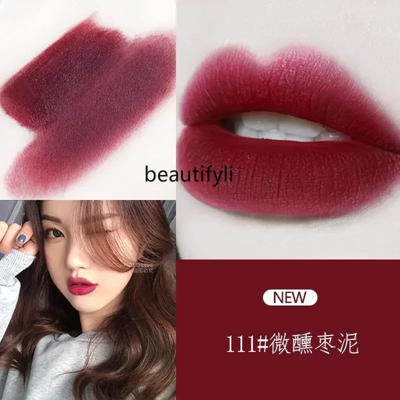 zq Hold Live Air Lip Lacquer Pottery Clay Red Brown Berry Plum Cinnamon Matte Finish Lipstick