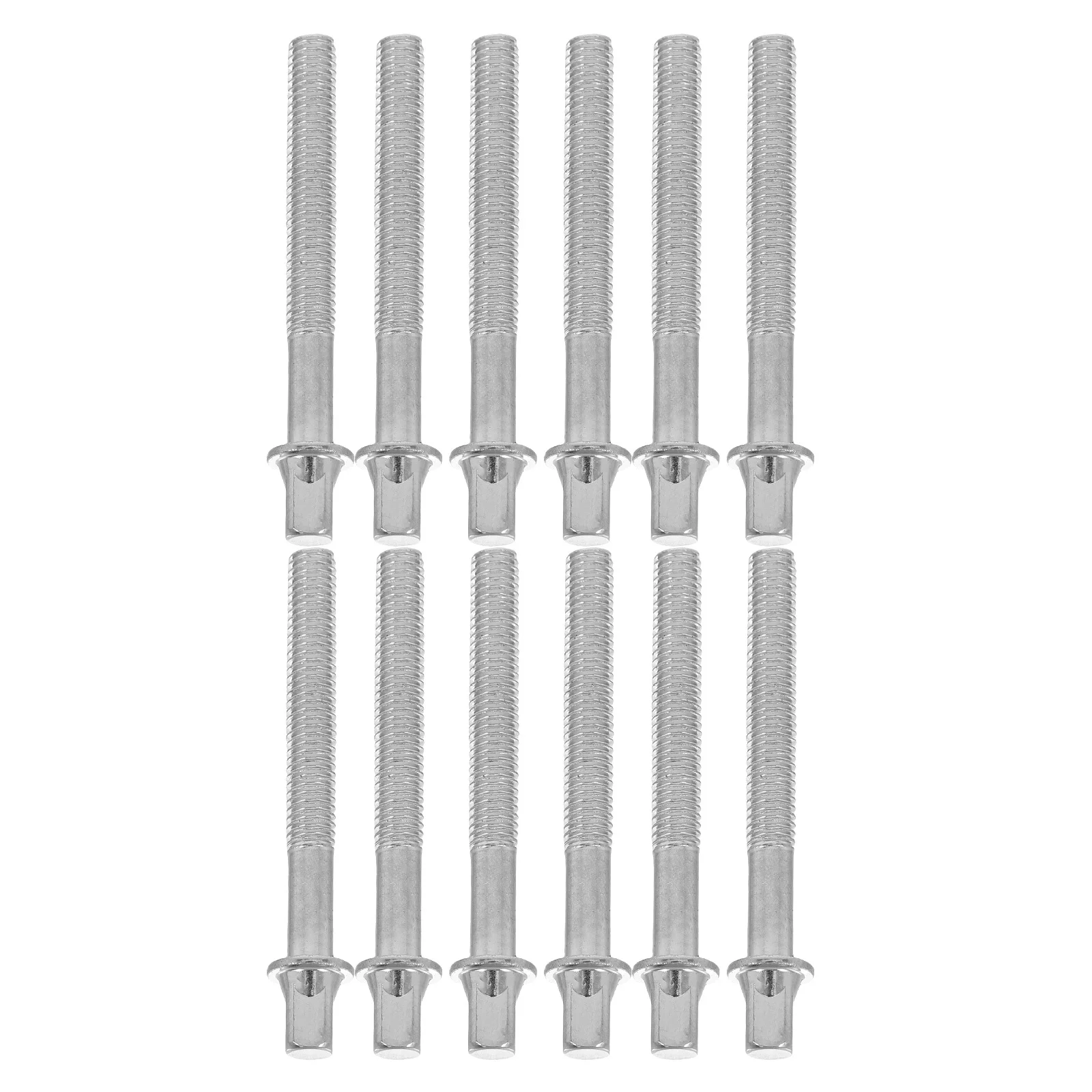 

12pcs Tension Metal Replacement Parts Precision Lug For Snare Kit Adjustable Mounting Screws Fasteners Drum Hardware Screws