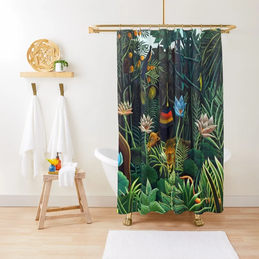 

The Dream - Henri Rousseau Shower Curtain Toilet Accessories Bathroom Shower Sets For Bathroom Window In The Bathroom Curtain