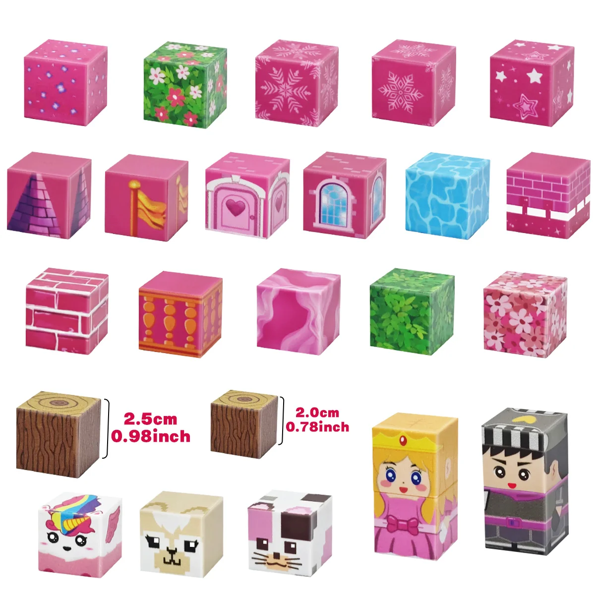 Magnetyczna zabawka księżniczka z bajki, zestaw magnetycznych klocków do budowania fantasy miasta, odpowiedni dla chłopców i dziewcząt, prezent na Boże Narodzenie i urodziny