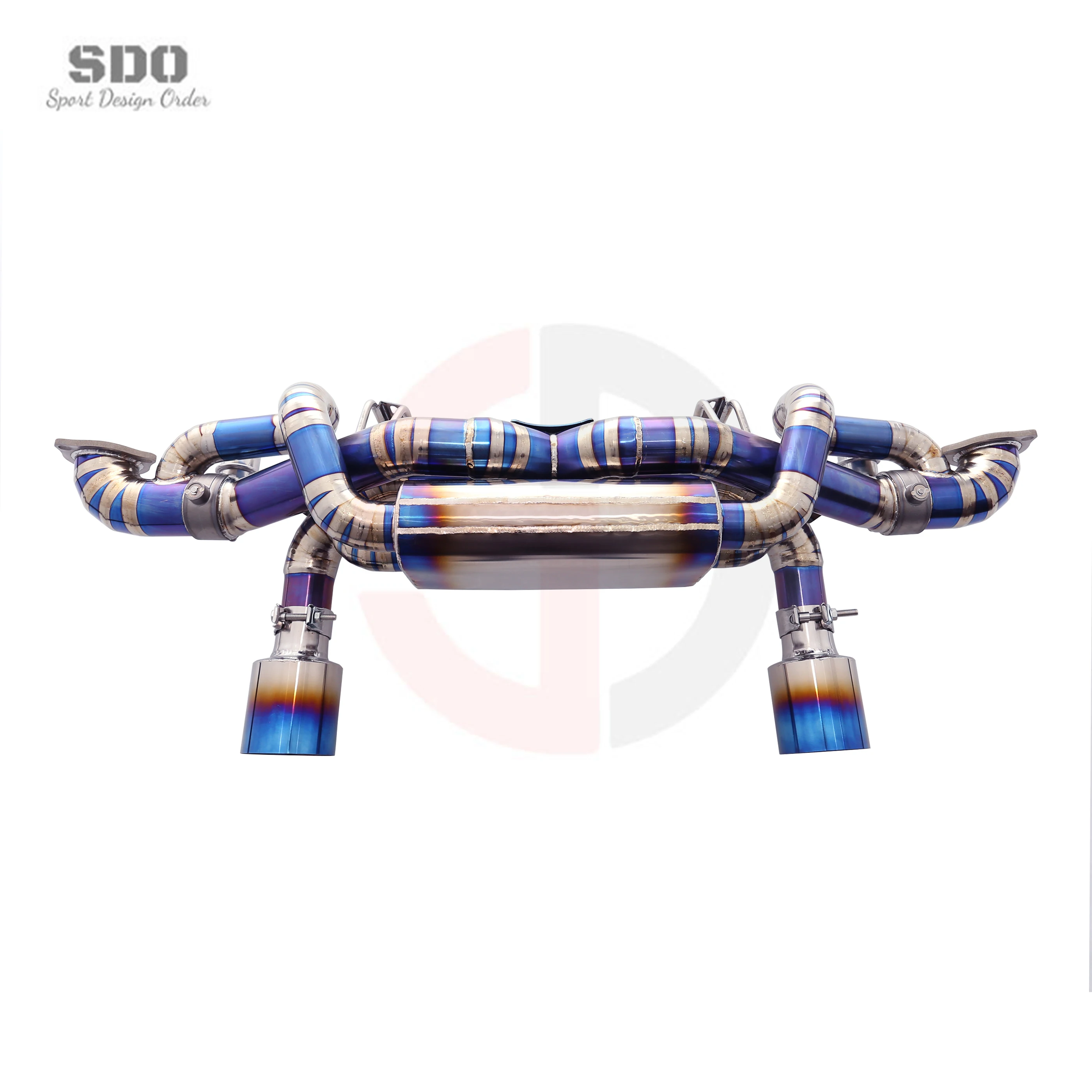 Tuning Lightweight Titanium Catback Exhaust  for  718 GT4 RS 4.0L 2022-2026 Exhaust Pipe With Muffler High Quality